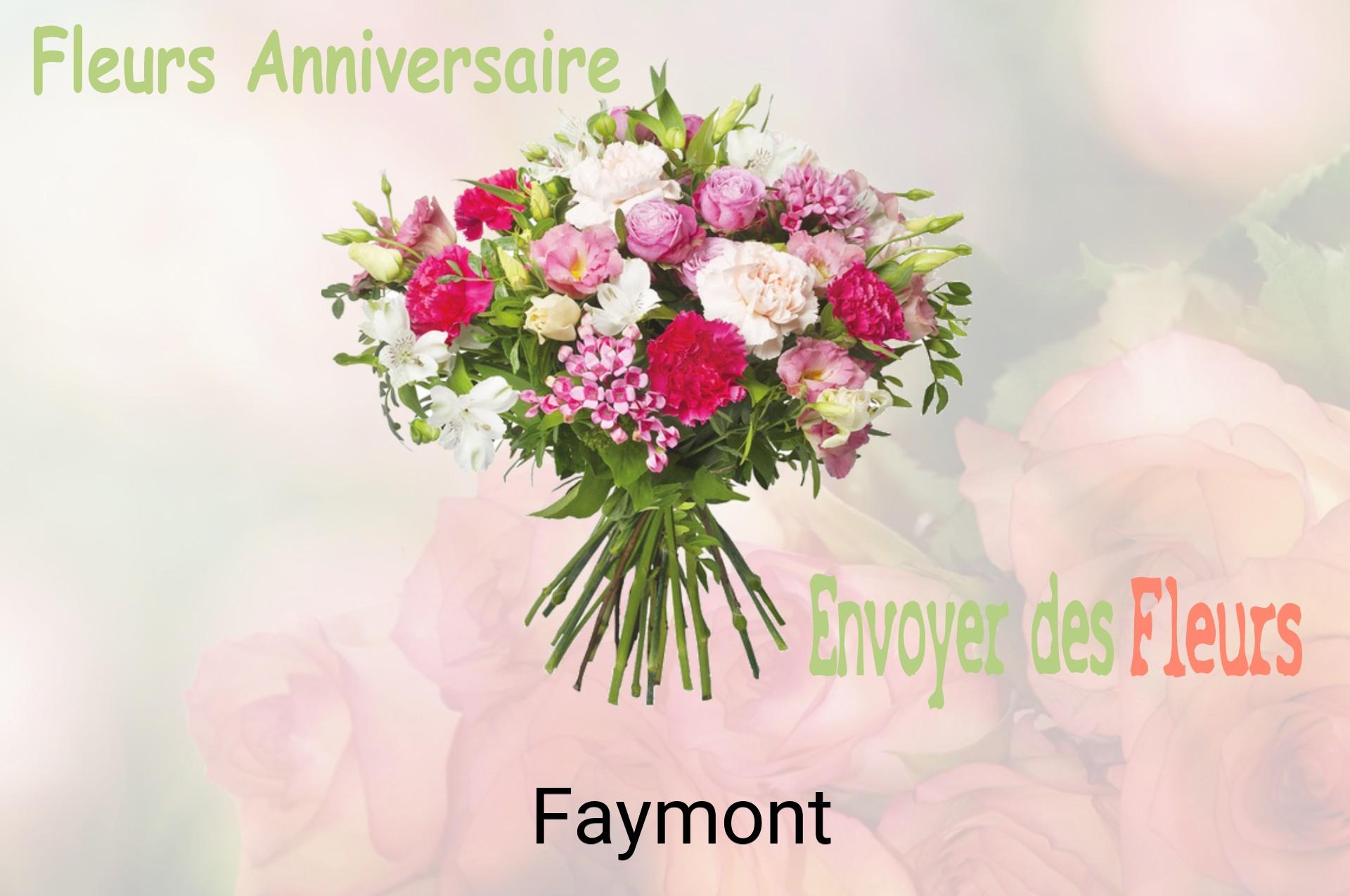 Bouquet de fleurs d’anniversaire livré à Faymont