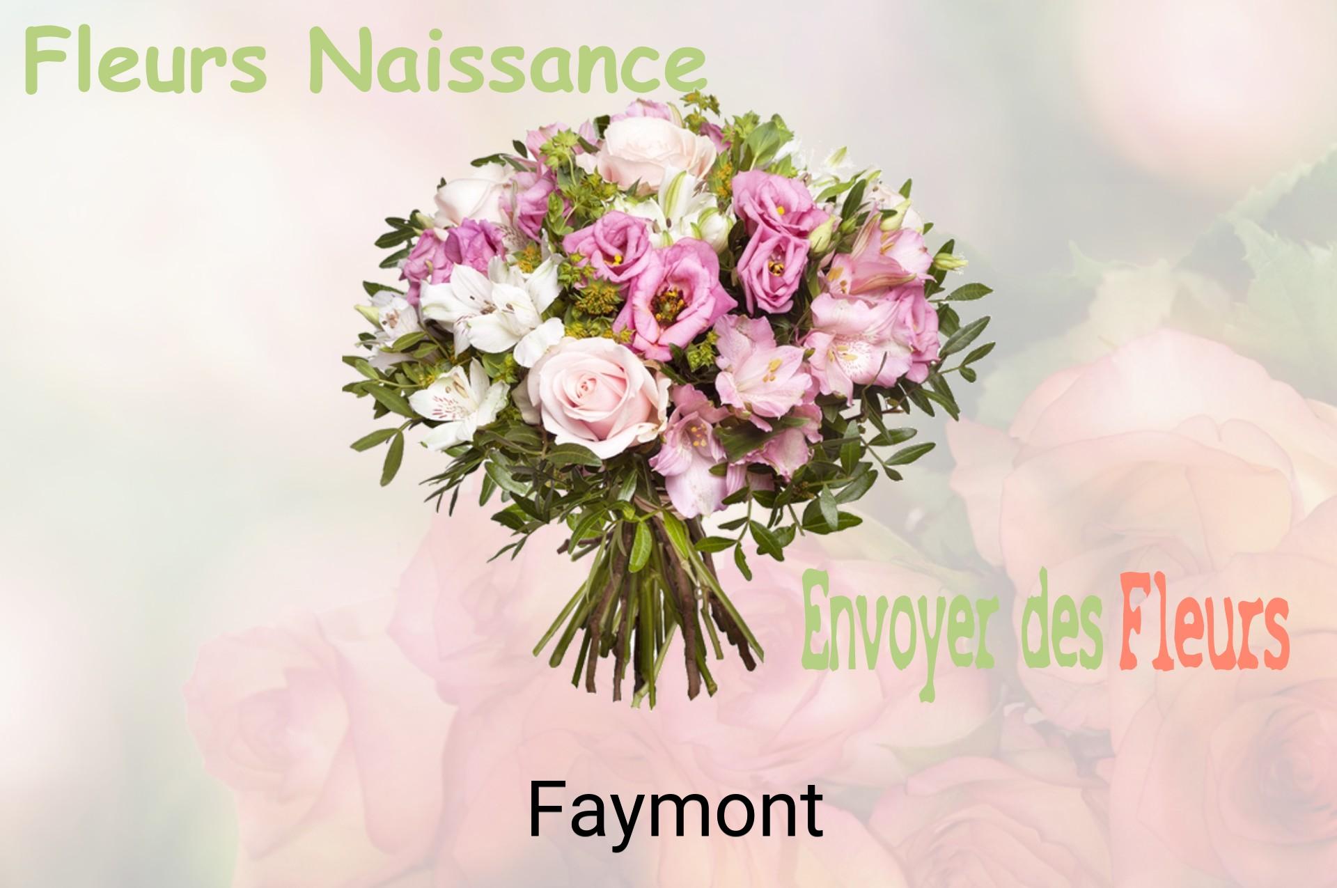 Bouquet de fleurs de naissance livré à Faymont